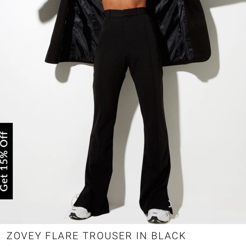 Motel Rocks Black Trousers